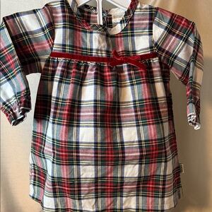 Badgley Mischka Multicolor Plaid Dress NWOT